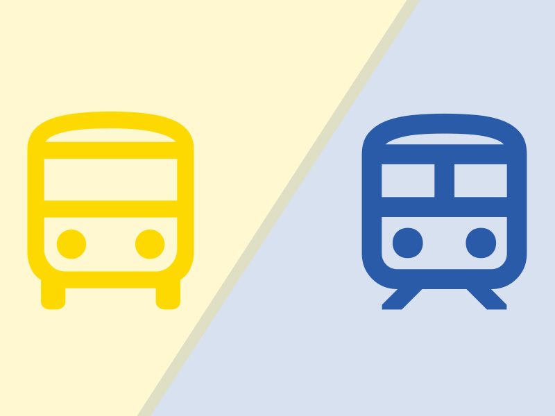 logo's of the Belgian public transport companies